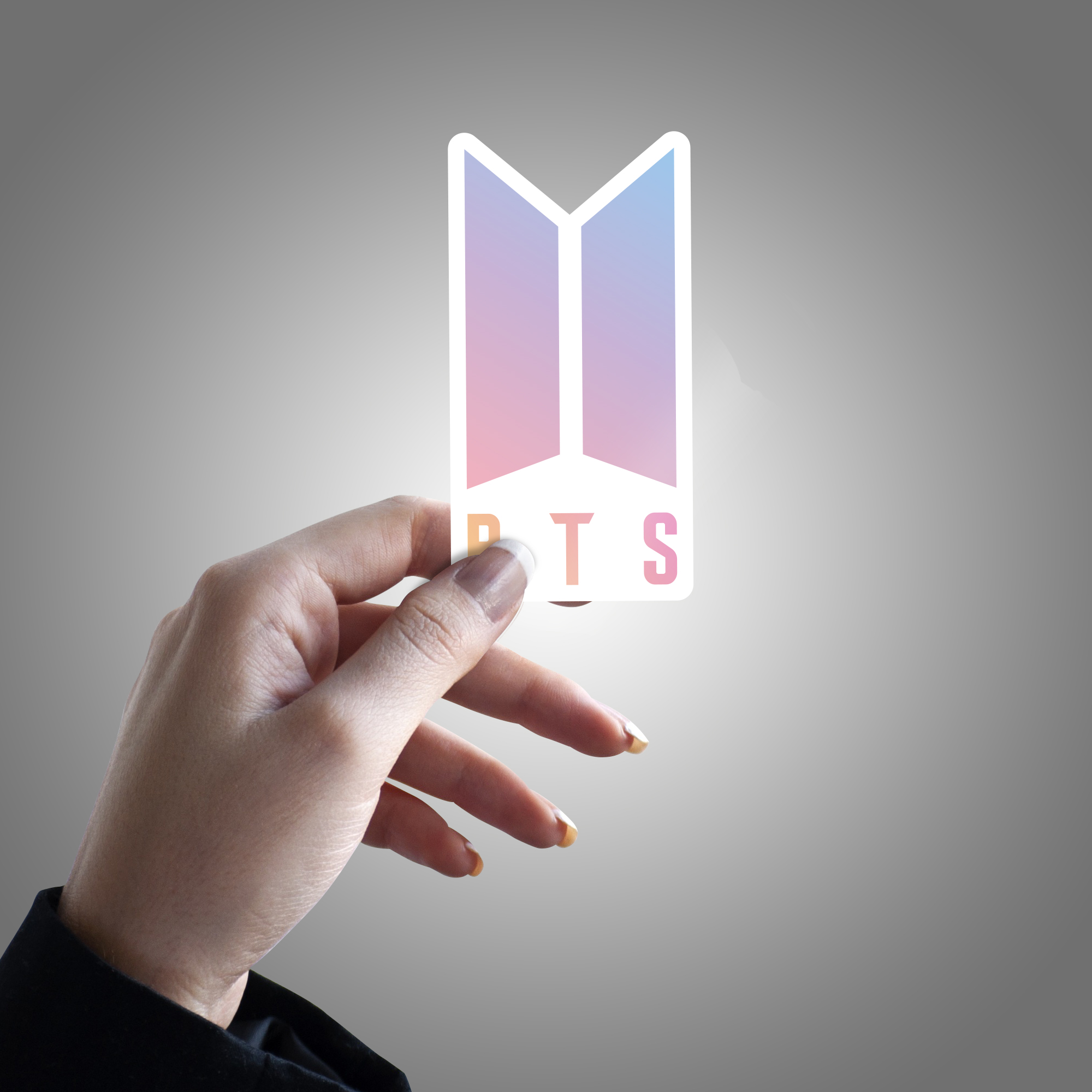 BTS Logo BigHit Entertainment Co., Ltd. K-pop Sticker, Bulletproof Boy  Scouts, text, monochrome, musician png | PNGWing