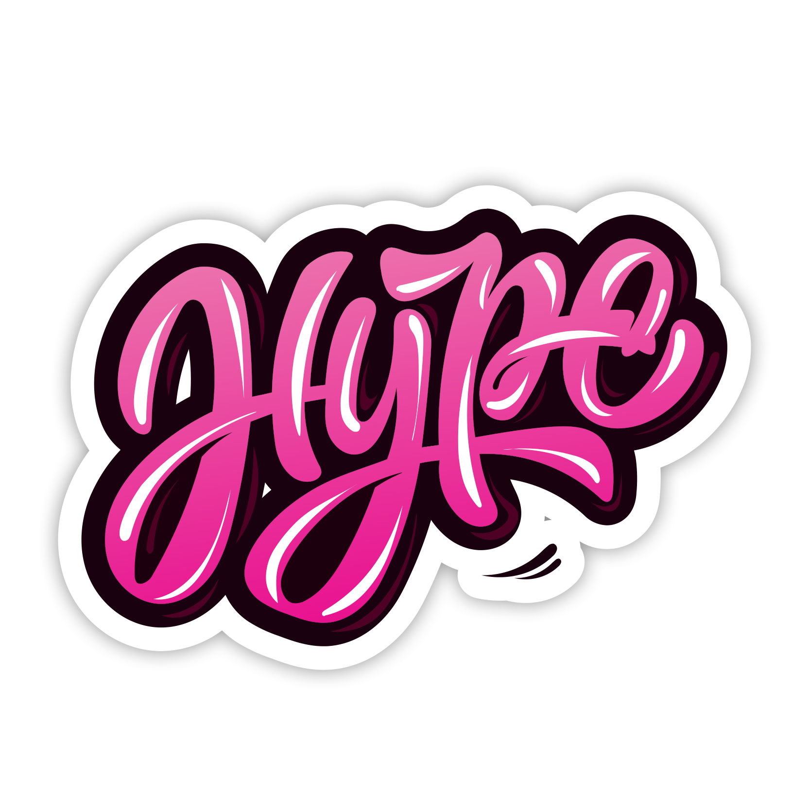 Hype Graffiti Style Stickers Stickermirchi