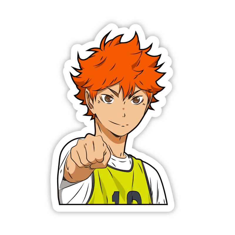 Haikyuu Shoyo Hinata Victory Sticker 9754