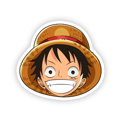 One Piece Monkey Sticker – Stickermirchi.com