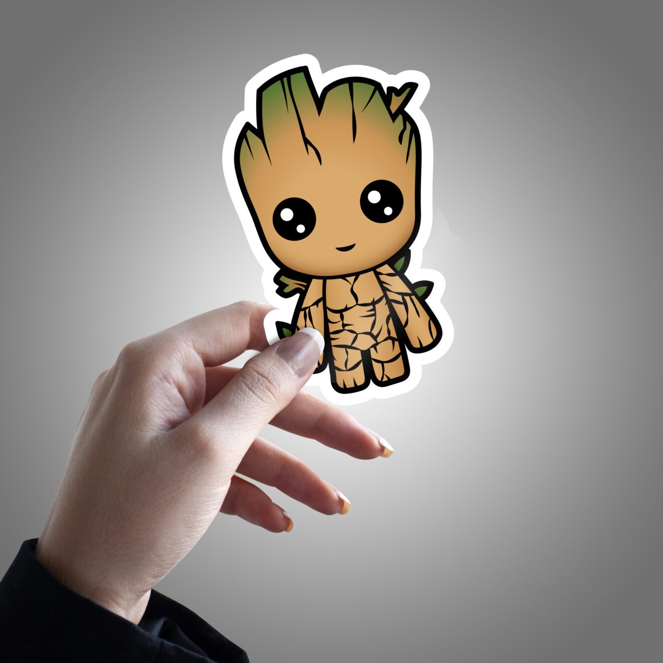 Marvel cute groot sticker