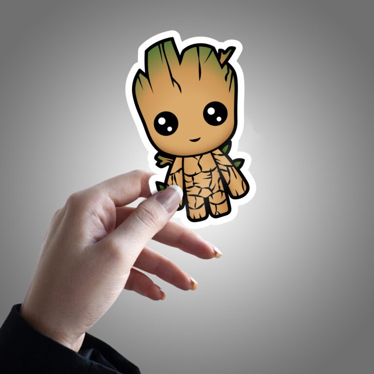 Marvel cute groot sticker
