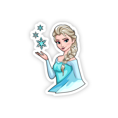 Frozen Elsa Sticker – stickermirchi.com