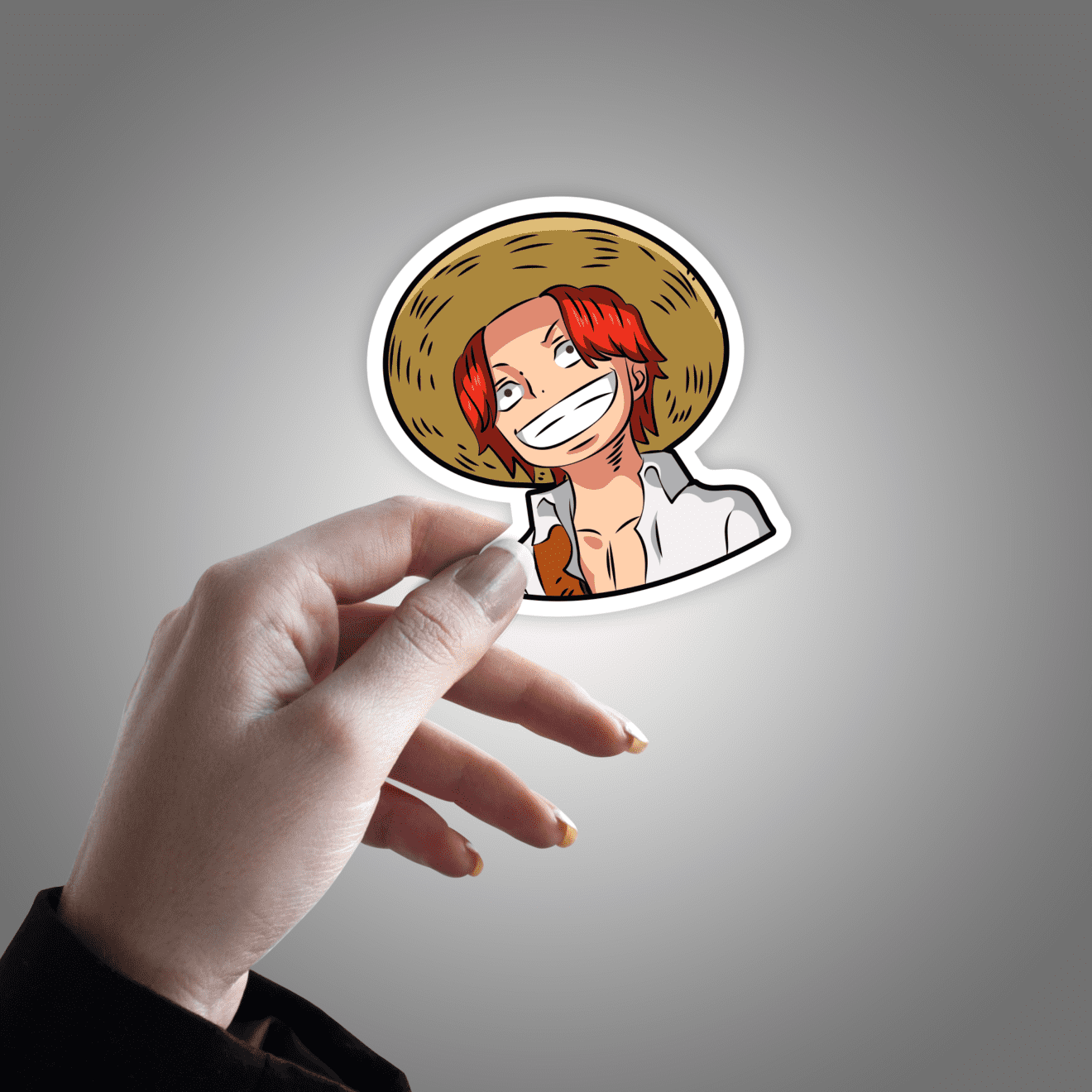 One Piece Shanks Smile – Stickermirchi.com