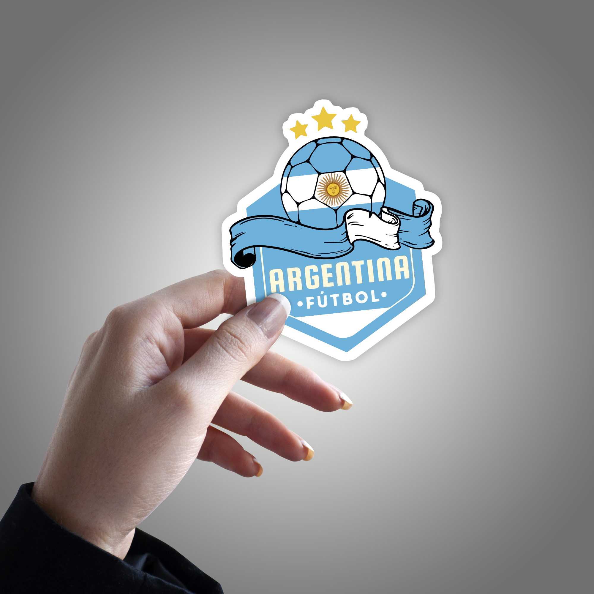 Argentina Football Sticker Stickermirchi