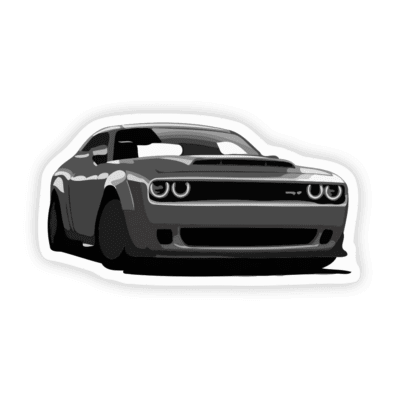 Dodge Challenger SRT Demon Sticker – stickermirchi.com