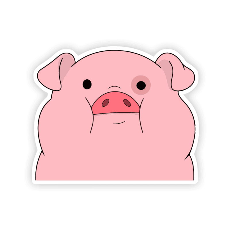 Pig Stickers – Stickermirchi.com