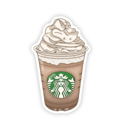 Sticker Starbucks Coffee