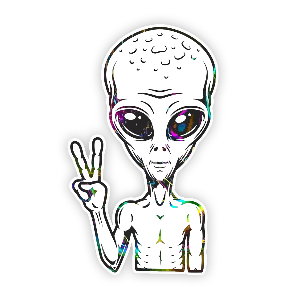 Alien Sticker – stickermirchi.com