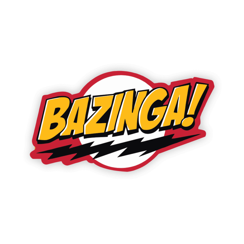 Bazinga! Sticker – stickermirchi.com