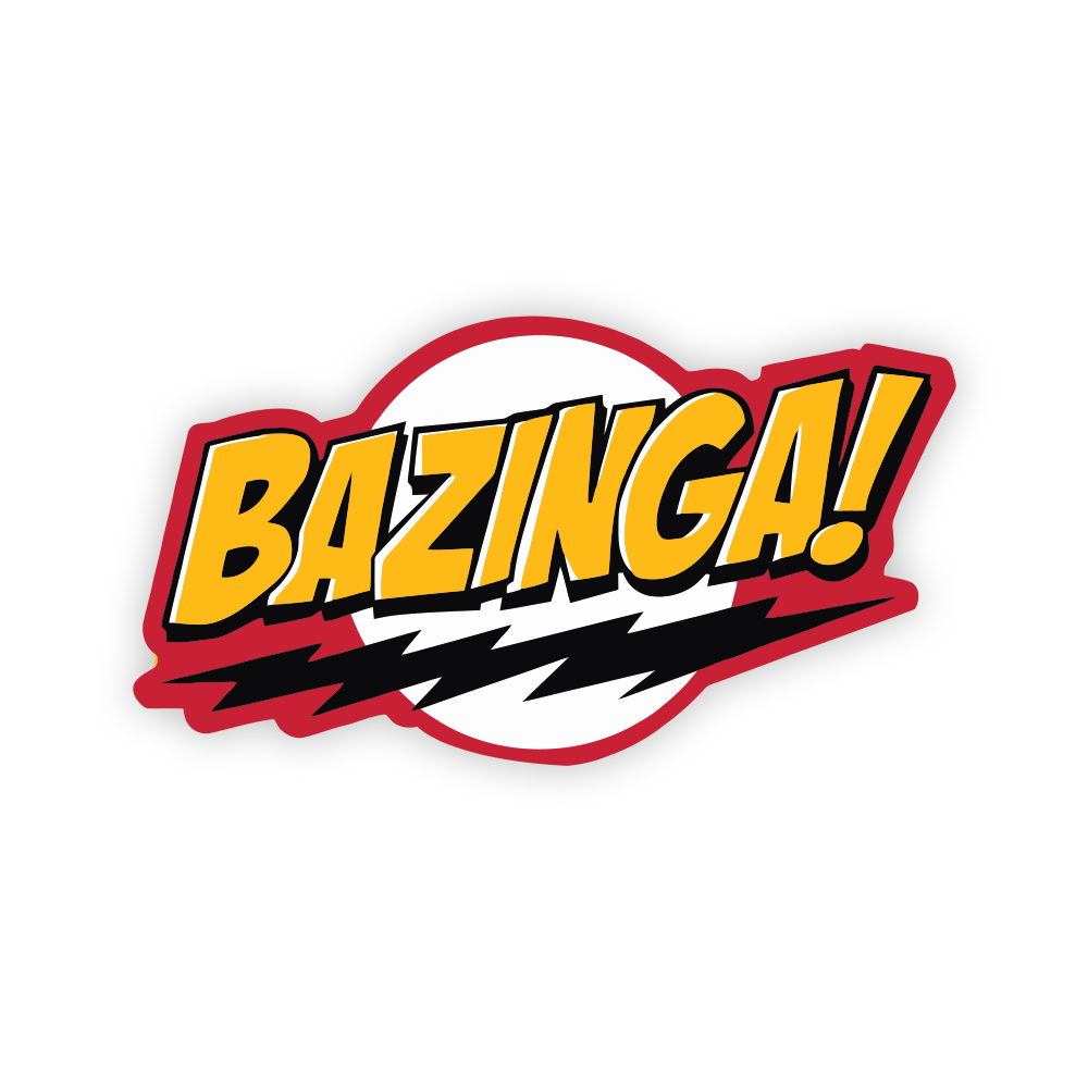 Bazinga! Sticker – stickermirchi.com