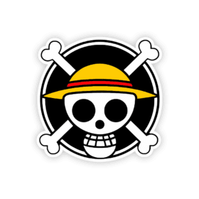 One Piece Logo Sticker – Stickermirchi.com