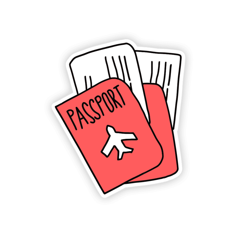 Passport Sticker
