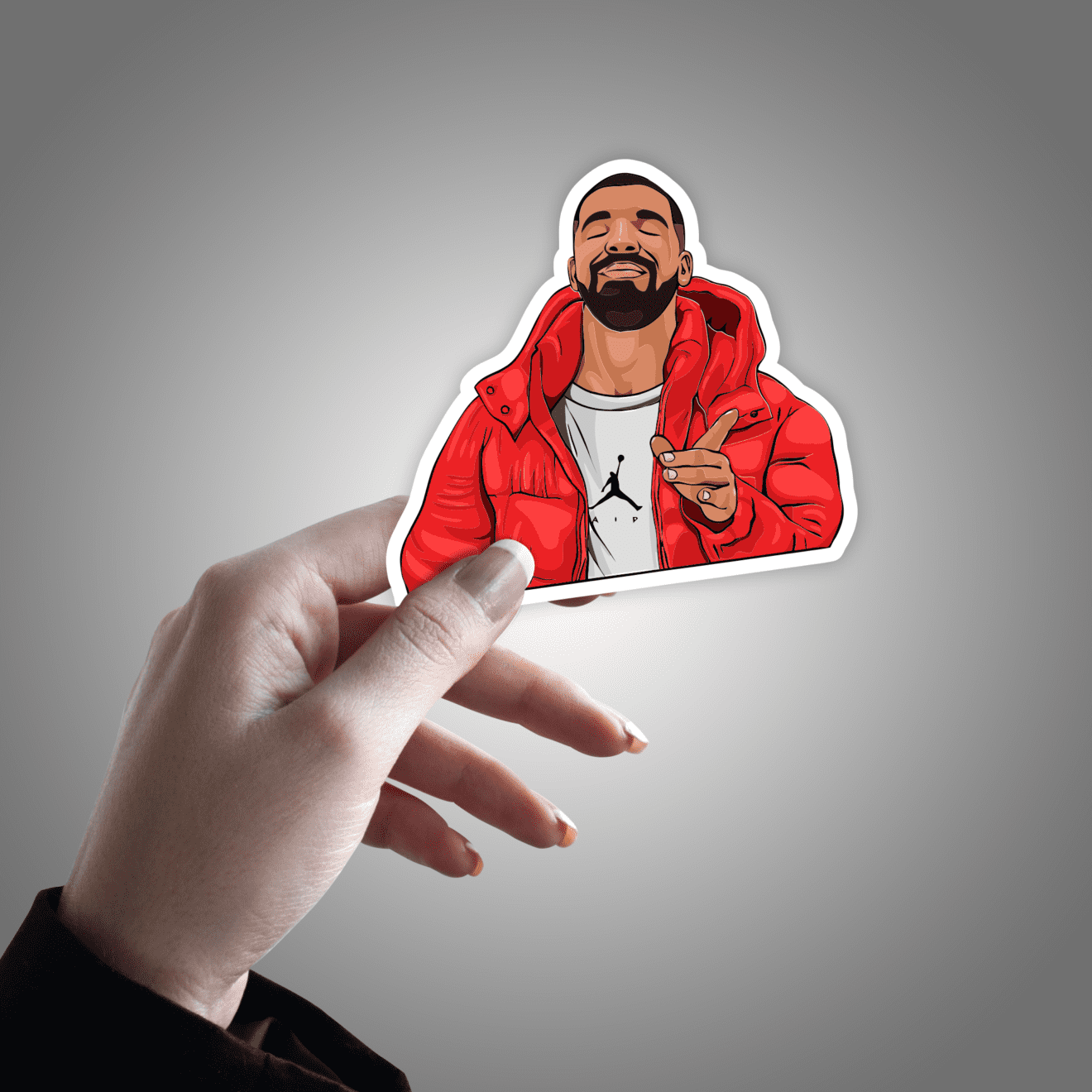 Drake Meme Cartoons Sticker – stickermirchi.com