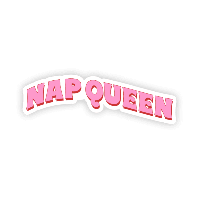 Nap Queen Sticker