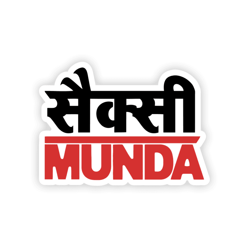 Sexy Munda Desi Hindi Swag Sticker